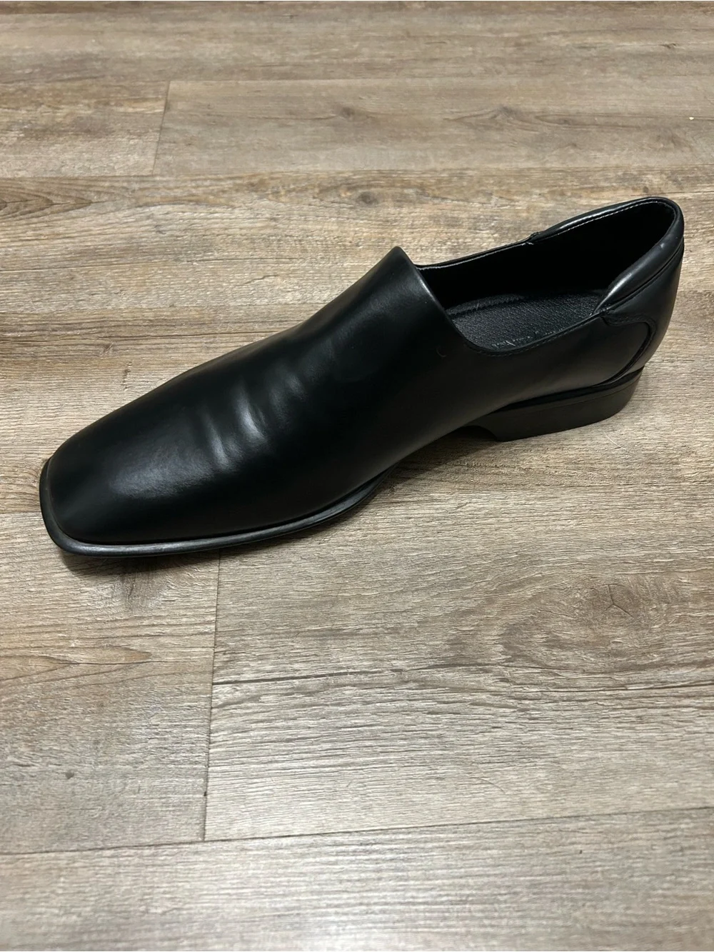 Donald J. Pliner Rex Stretch Men’s Size 11 -11.5 Black Slip-On Leather Loafers